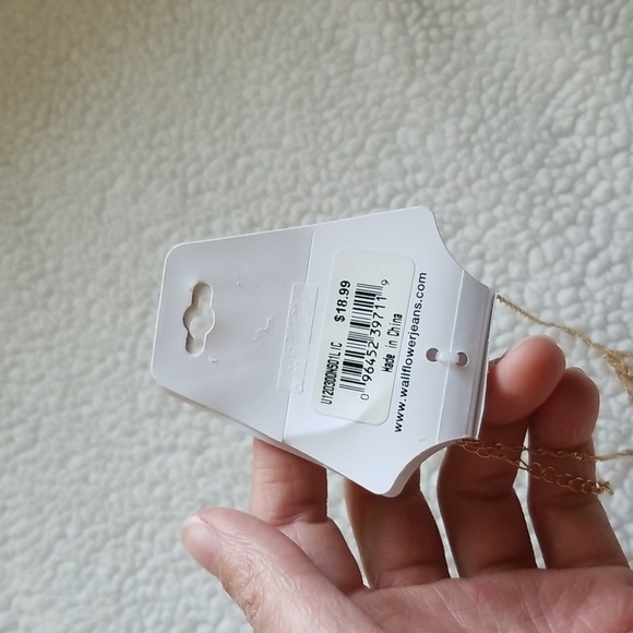 Wallflower Gold Pendant Necklace Sun Moon Boho Hippie Celestial - Picture 3 of 4